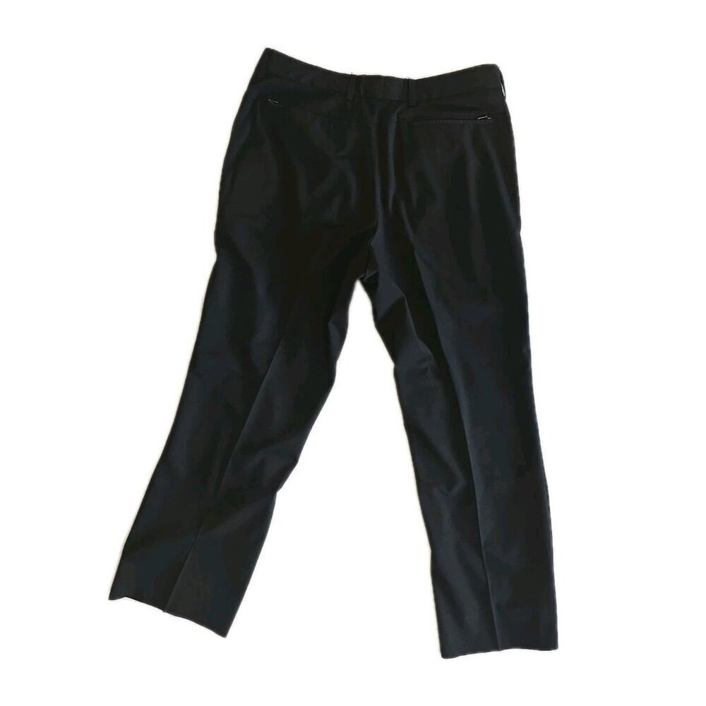 Alberto Comfort Fit Black Pants 36x29 James Ceramica Size 52 Smart Casual - Picture 4 of 6